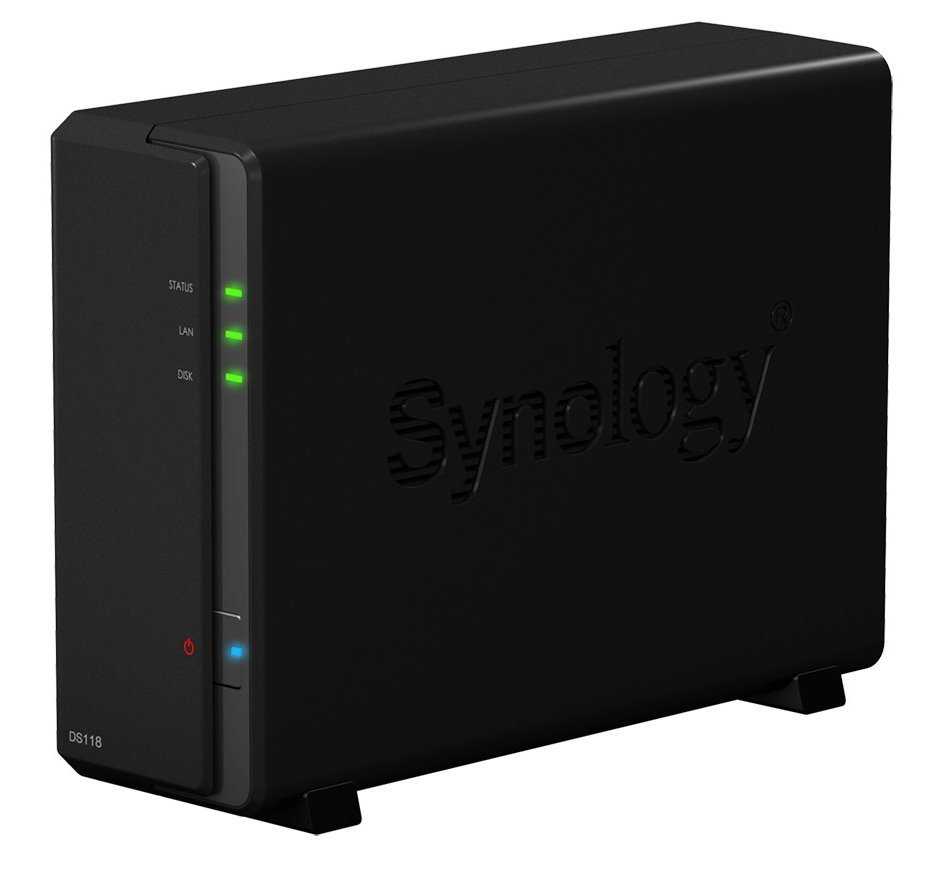 Synology DS118   1xSATA, 1GB DDR4, 2x USB 3.0, 1x Gb LAN