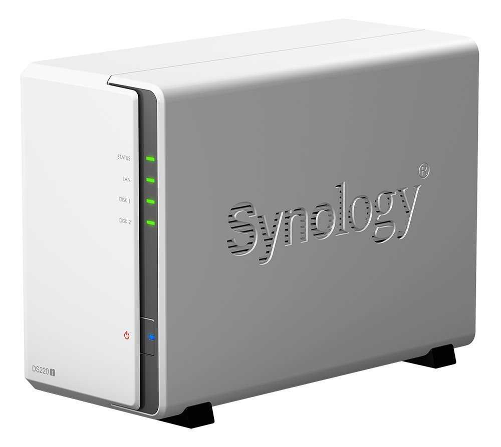 Synology DS220j   2xSATA, 512MB DDR4, 2x USB 3.0, 1x Gb LAN