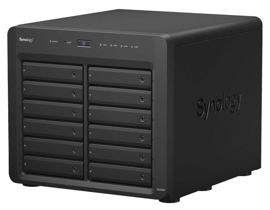 Synology DS2422+   12x SATA, 4GB RAM, 2x USB 3.0, 4x GbE, 1x PCIe