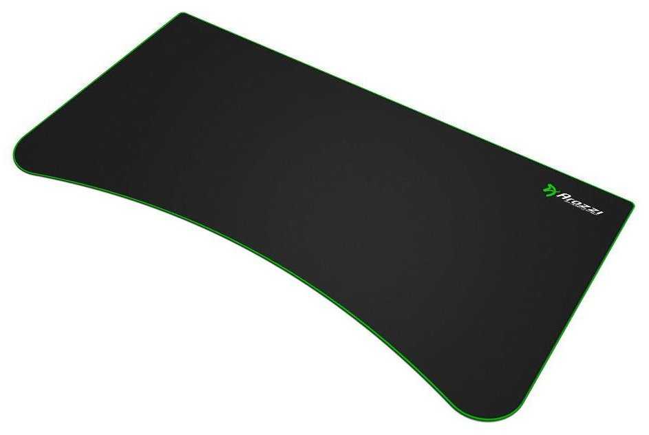 AROZZI ARENA Deskpad/ ochranná podložka na celý stůl Arena/ černá/ zelený okraj