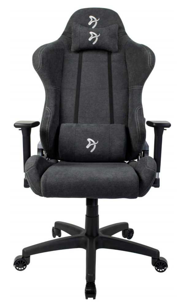 AROZZI herní židle TORRETTA Soft Fabric/ látkový povrch/ tmavě šedá