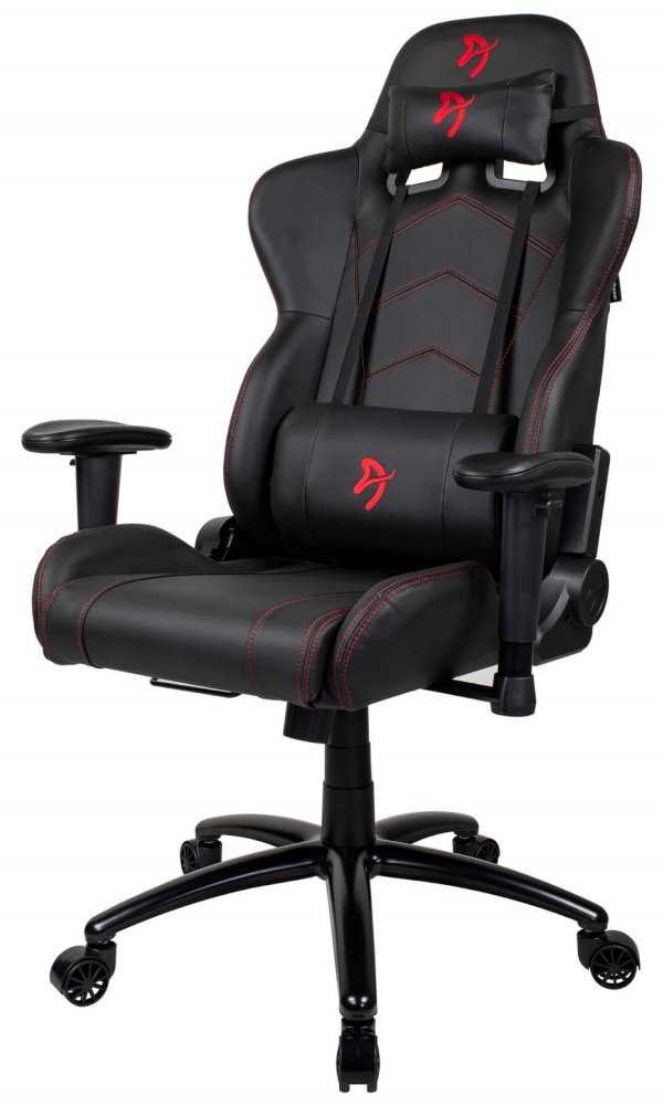 AROZZI herní židle INIZIO Black PU/ černá/ červené logo