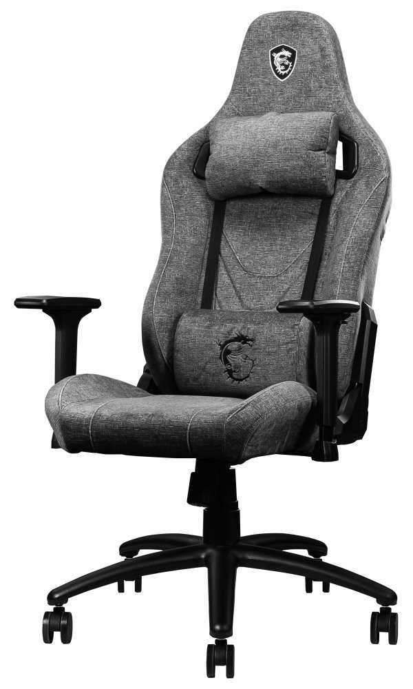 MSI herní/kancelářská židle MAG CH130I REPELTEC FABRIC/ látkový potah/ tmavě šedá/ brzda na kolečkách