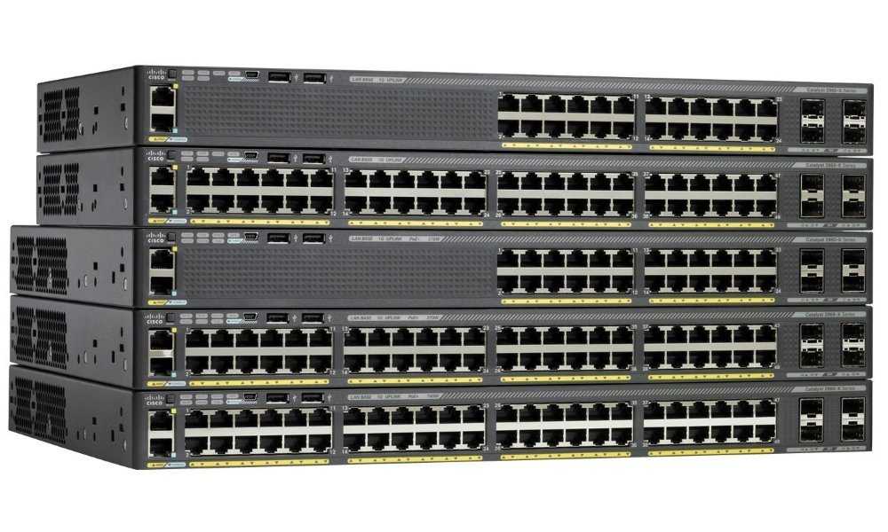 Cisco Catalyst C2960X-24TS-L switch, 24x 10/100/1000 + 4x SFP, L3