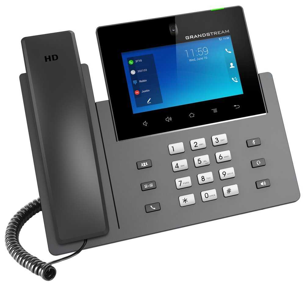Grandstream GXV3350 / VoIP telefon/ 5" displej / 16 účtů SIP/ HD videokonference/ Android