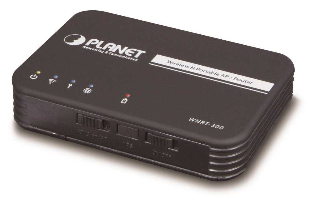 Planet WNRT-300, router/AP/klient, 802.11n, 150Mbps, SPI Firewall, IAPP 802.11F, 20 klientů,Li-ion baterie
