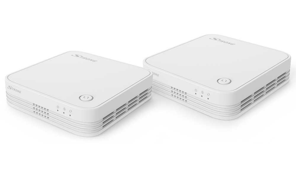 STRONG sada 2 ATRIA Wi-Fi Mesh Home Kit 1200/ Wi-Fi 802.11a/b/g/n/ac/ 1200 Mbit/s/ 2,4GHz a 5GHz/ 3x LAN/ bílý