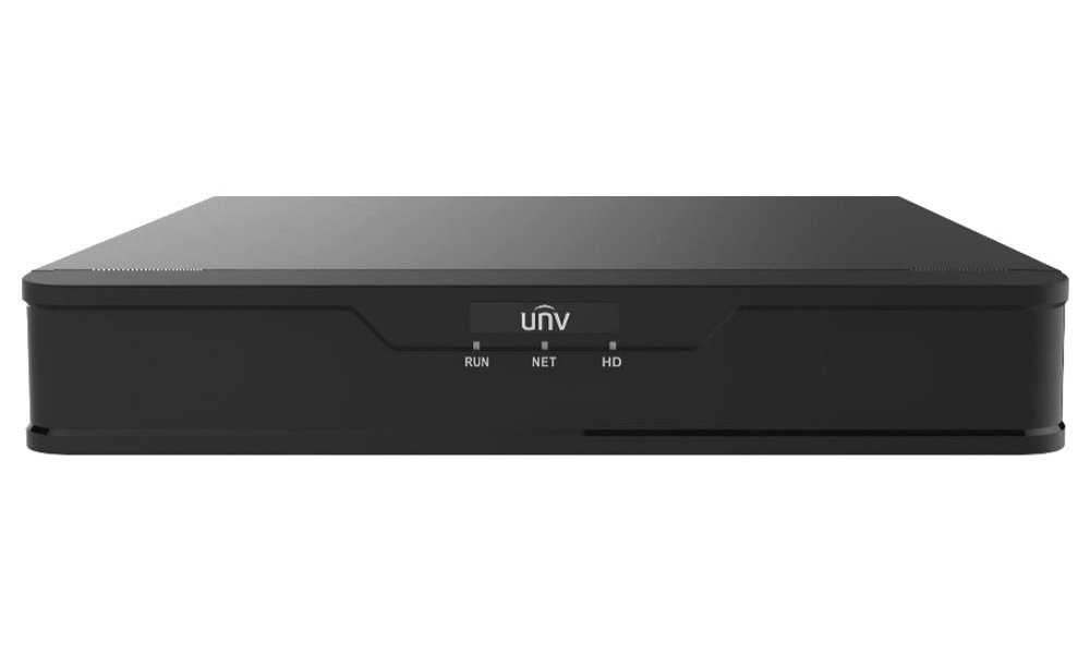 UNV NVR 6x IP/ 8Mpix/ 60Mbps/ H.265/ 1x SATA/ HDMI/ VGA/ 4-ch BNC/ 2x USB/ audio