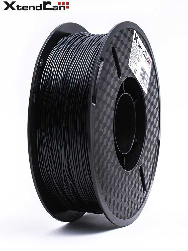 XtendLAN TPU filament 1,75mm černý 1kg