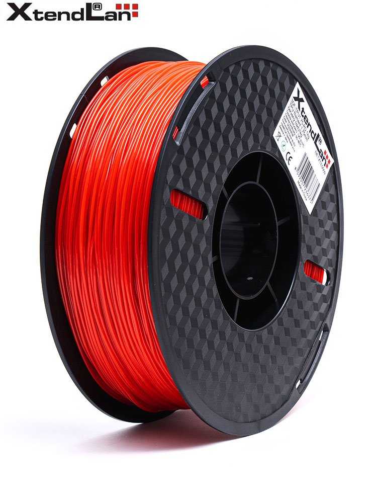 XtendLAN TPU filament 1,75mm červený 1kg