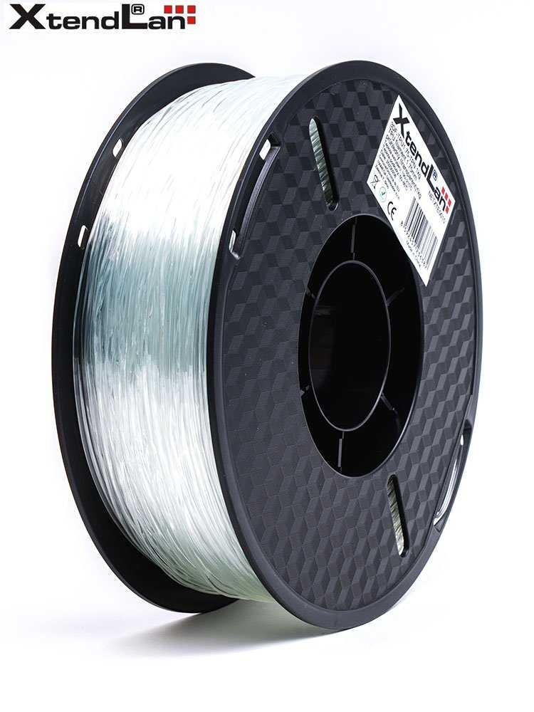 XtendLAN TPU filament 1,75mm průhledný 1kg