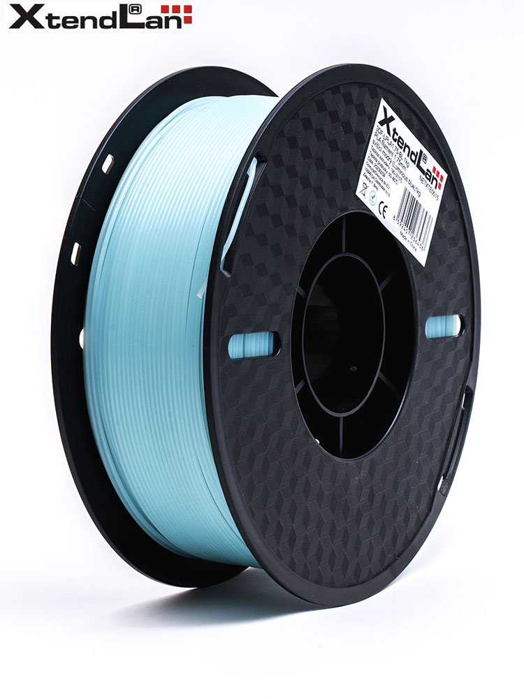 XtendLAN PLA filament 1,75mm svítící modrý 1kg