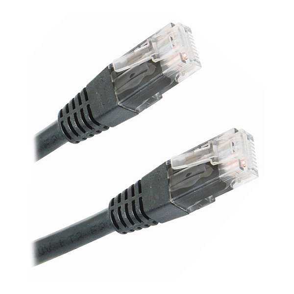 XtendLan Patch kabel Cat 5e UTP 0,5m - černý
