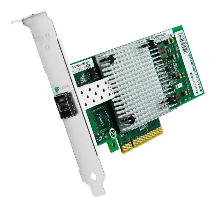 XtendLan PCI-E síťová karta, 1x 10Gbps SFP+, Intel 82599EN, PCI-E x8