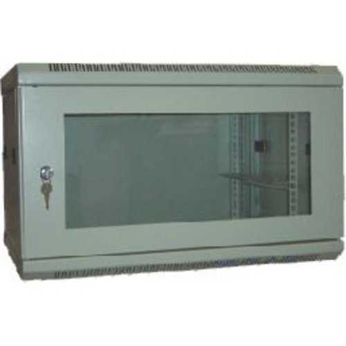 XtendLan 12U/600x450, na zeď, jednodílný, rozložený, skleněné dveře, slonovina