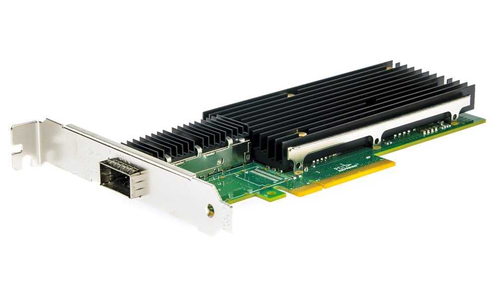 XtendLan PCI-E síťová karta, 1x 40Gbps QSFP+, Intel X710, PCI-E x8