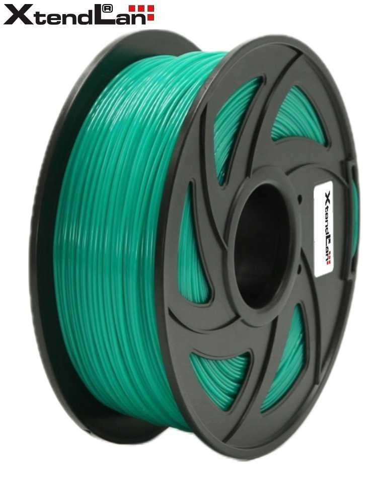 XtendLAN PLA filament 1,75mm zelený 1kg