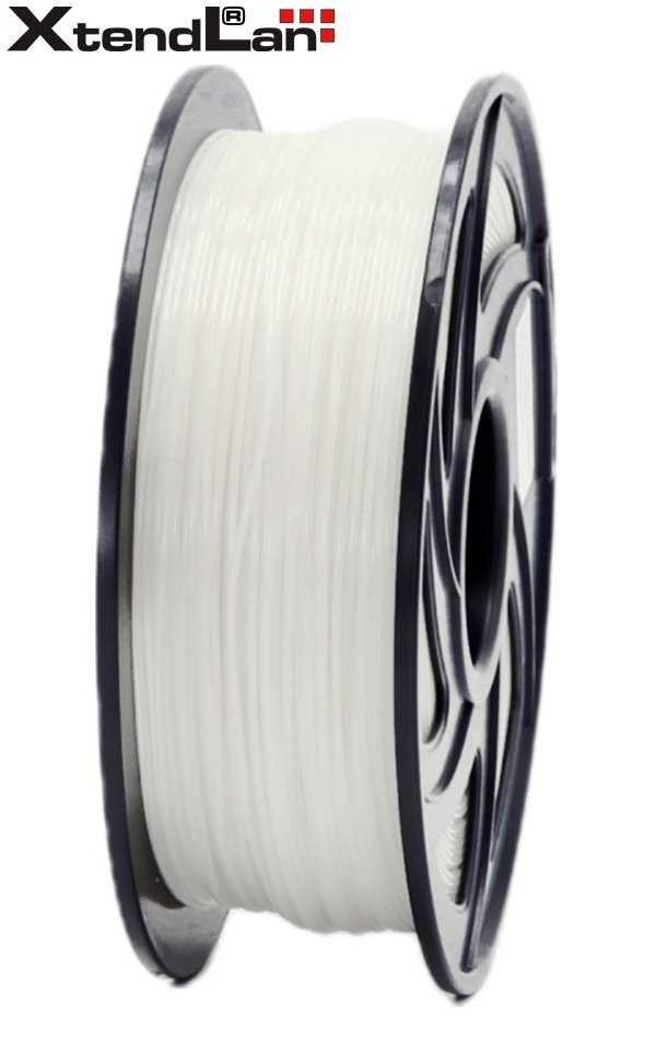 XtendLAN PLA filament 1,75mm bílý 1kg