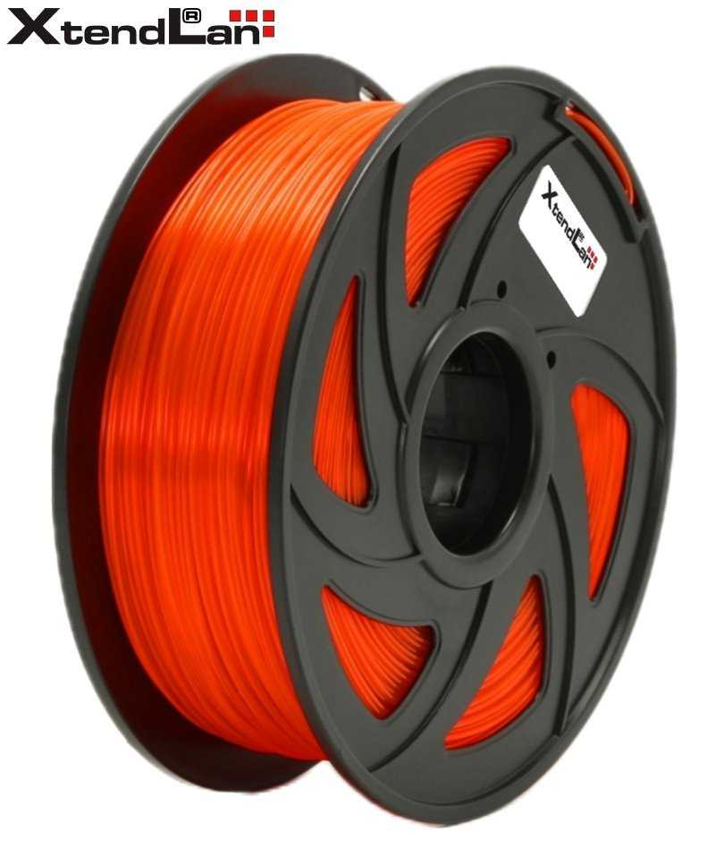 XtendLAN PLA filament 1,75mm oranžový 1kg