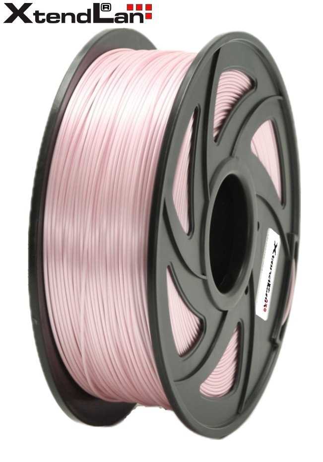 XtendLAN PLA filament 1,75mm světle růžový 1kg