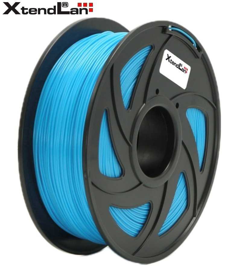 XtendLAN PLA filament 1,75mm ledově modrý 1kg