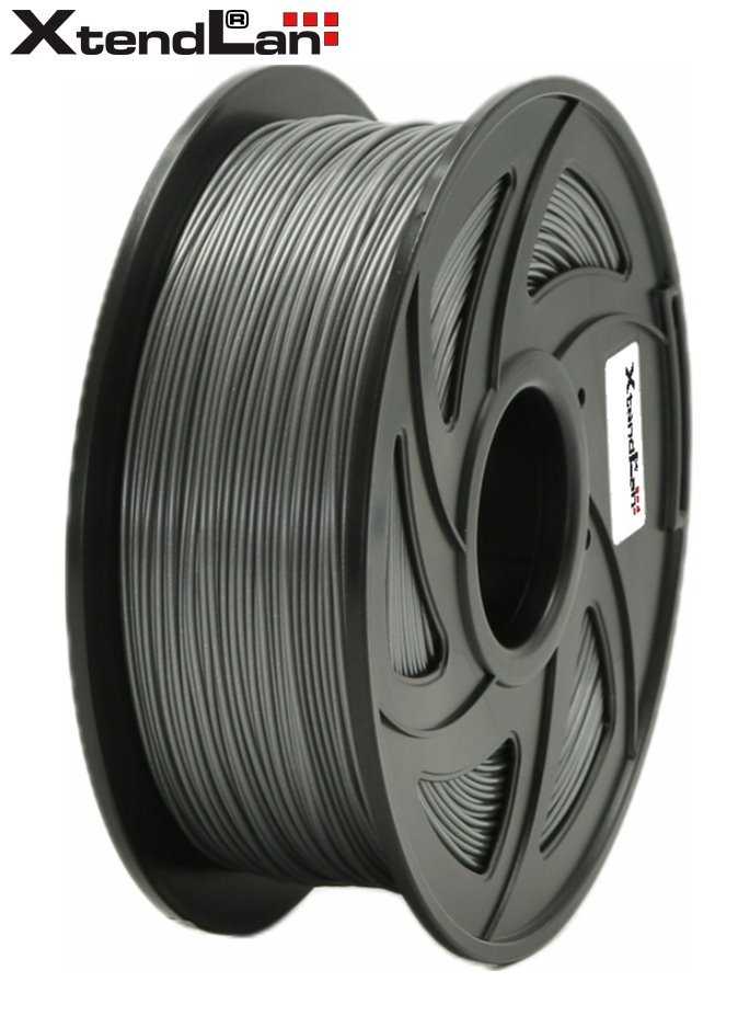 XtendLAN PETG filament 1,75mm stříbrný 1kg
