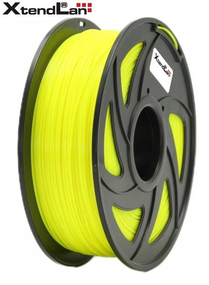 XtendLAN PETG filament 1,75mm zářivě žlutý 1kg