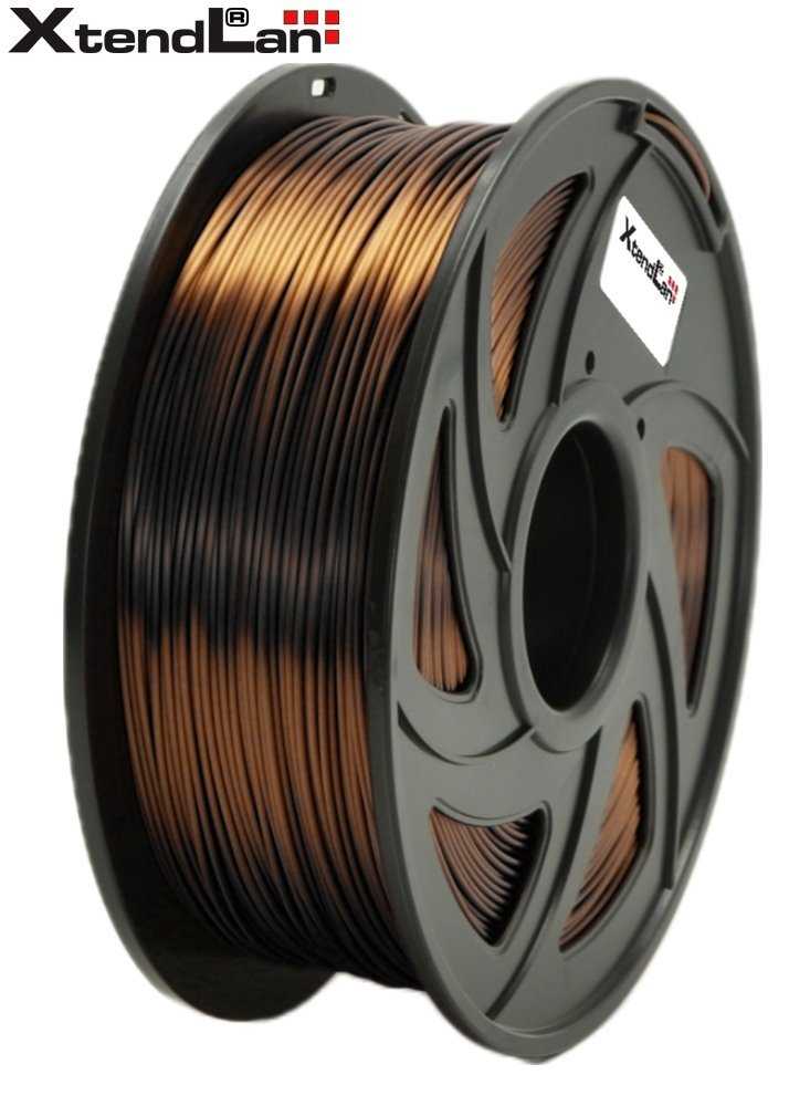 XtendLAN PETG filament 1,75mm měděné barvy 1kg