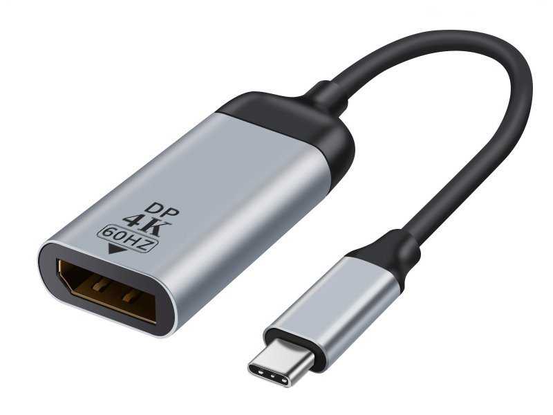XtendLan Adaptér USB-C na DP (F), 15cm, 4K@60HZ