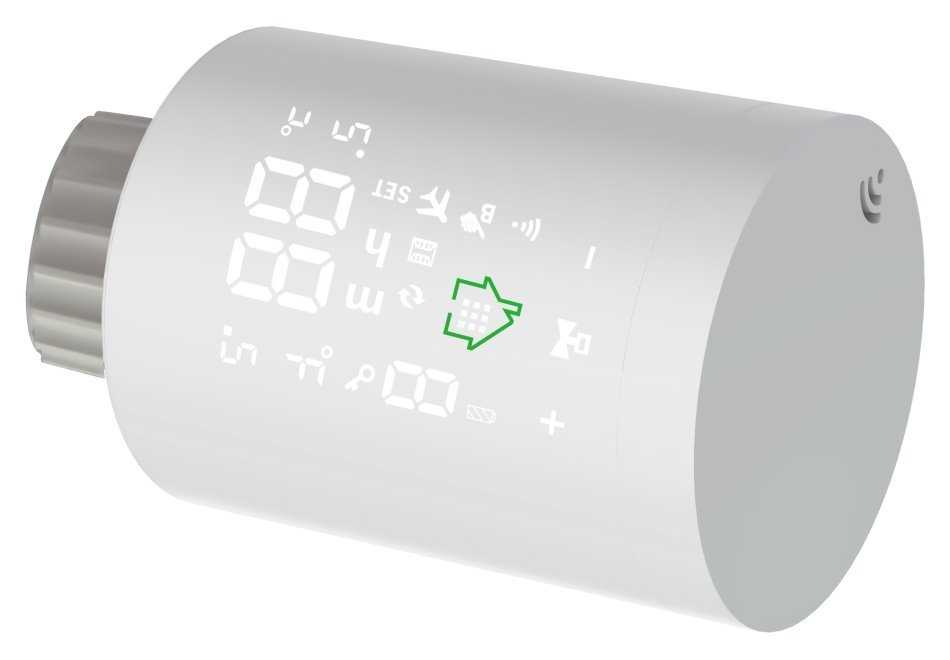 XTENDLAN THL02 Tuya chytrá termostatická hlavice displej na boku