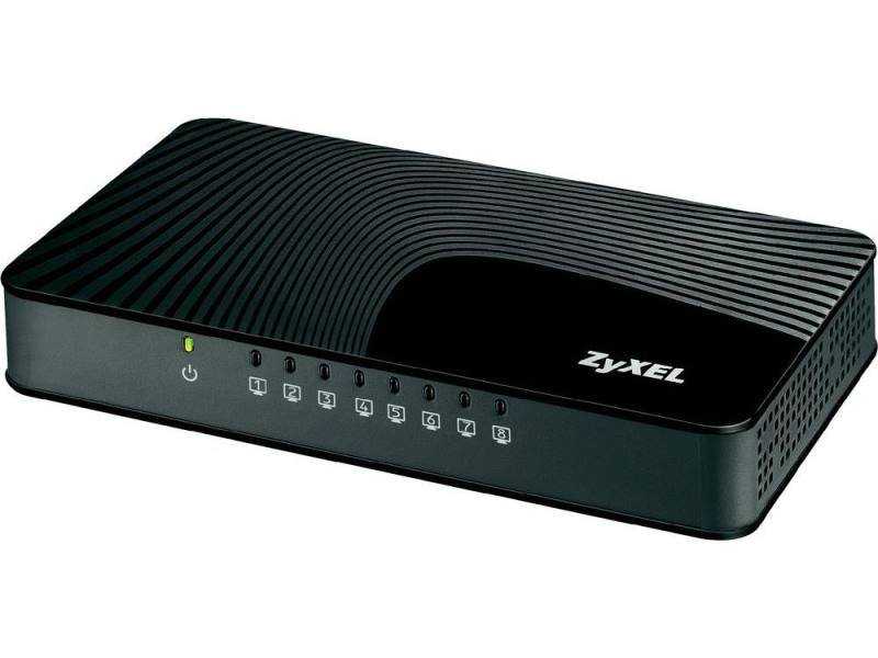 ZyXEL  GS-108Sv2 8-port 10/100/1000Gb/ QoS porty/ 802.3az (Green)/ desktop/ plastový kryt
