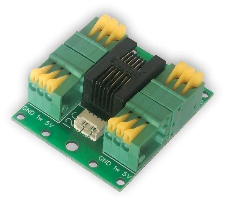 TINYCONTROL kabelový splitter senzorů DS18B20 pro LAN ovladač
