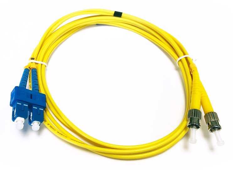 DATACOM optický patchcord ST-SC 09/125 SM   2m duplex