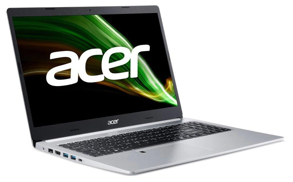 Acer Aspire 5 (A515-45-R7XZ) / Ryzen 5 5500U/ 8GB/ 512GB SSD/ 15,6” FHD IPS/ AMD Radeon/ W10H/ stříbrný