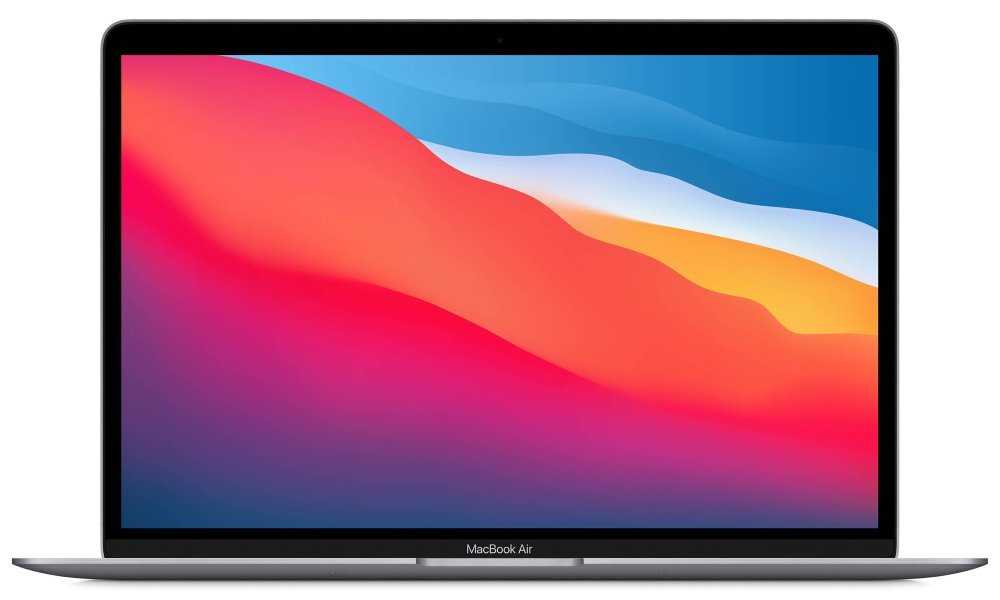 Apple MacBook Air 13",M1 chip with 8-core CPU and 7-core GPU, 256GB,8GB RAM - Space Grey