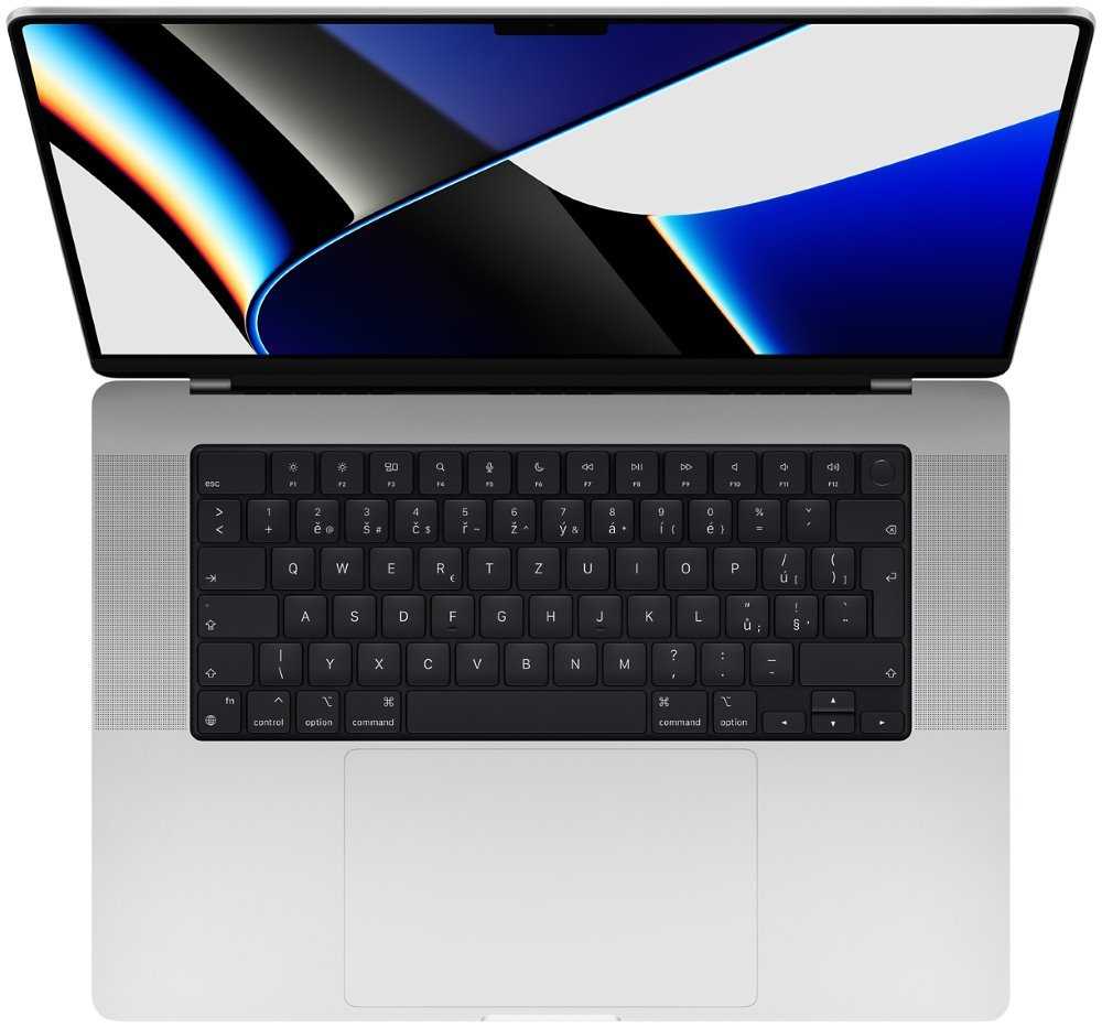 Apple MacBook Pro 16", M1 Pro chip with 10-core CPU and 16-core GPU, 1TB SSD - Silver