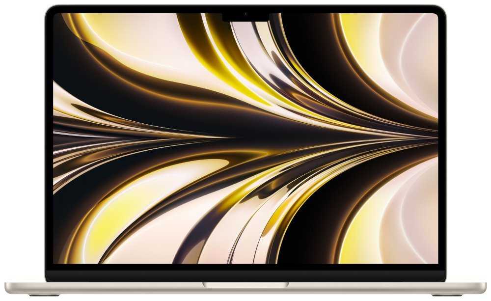 Apple MacBook Air 13",M2 chip with 8-core CPU and 8-core GPU, 256GB,8GB RAM - Starlight