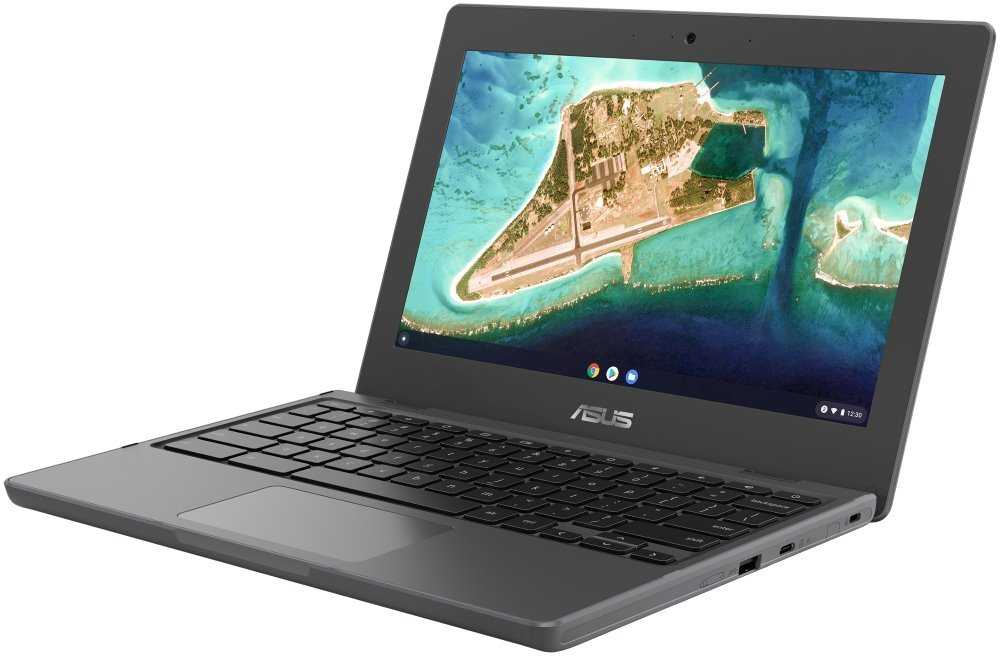 ASUS Chromebook CR1/ Celeron N5100/ 4GB DDR4/ 64GB eMMC/ Intel UHD/ 11,6" HD lesklý touch/ Chrome OS/ šedý