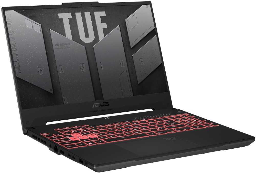 ASUS TUF Gaming A15 FA507RR-HN002W/ Ryzen 7 6800H/16GB DDR5/ 512GB SSD/ RTX 3070 8GB/ 15,6" FHD matný/ W11H/ šedý