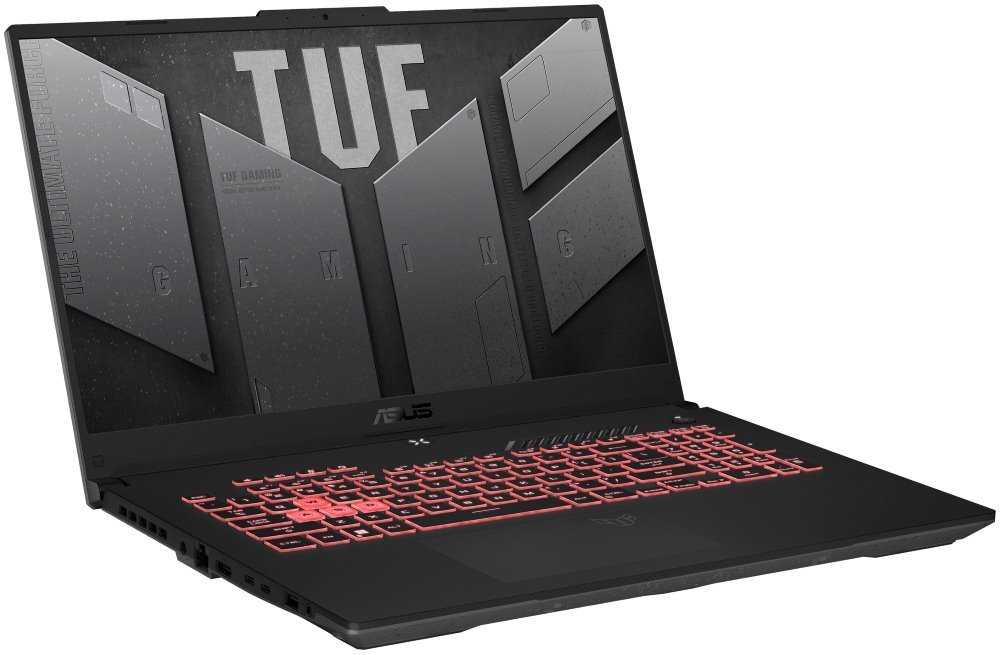 ASUS TUF Gaming A17FA707RR-HX005W/ Ryzen 7-6800H/ 16GB DDR5/ 512GB SSD/ RTX 3070 8GB/ 17,3" FHD matný/ W11H/ šedý