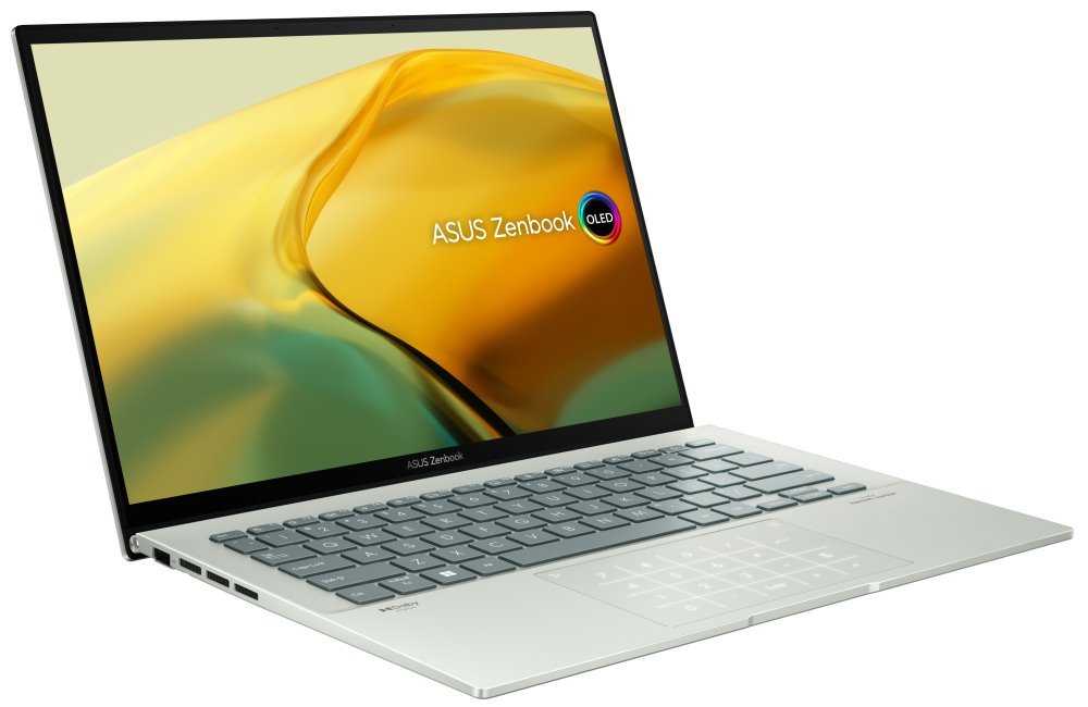 ASUS Zenbook 14 OLED/ i5-1240P/ 16GB DDR5/ 512GB SSD/ Intel Iris Xe/ 14" 2.8K lesklý/ W11H/ zelený