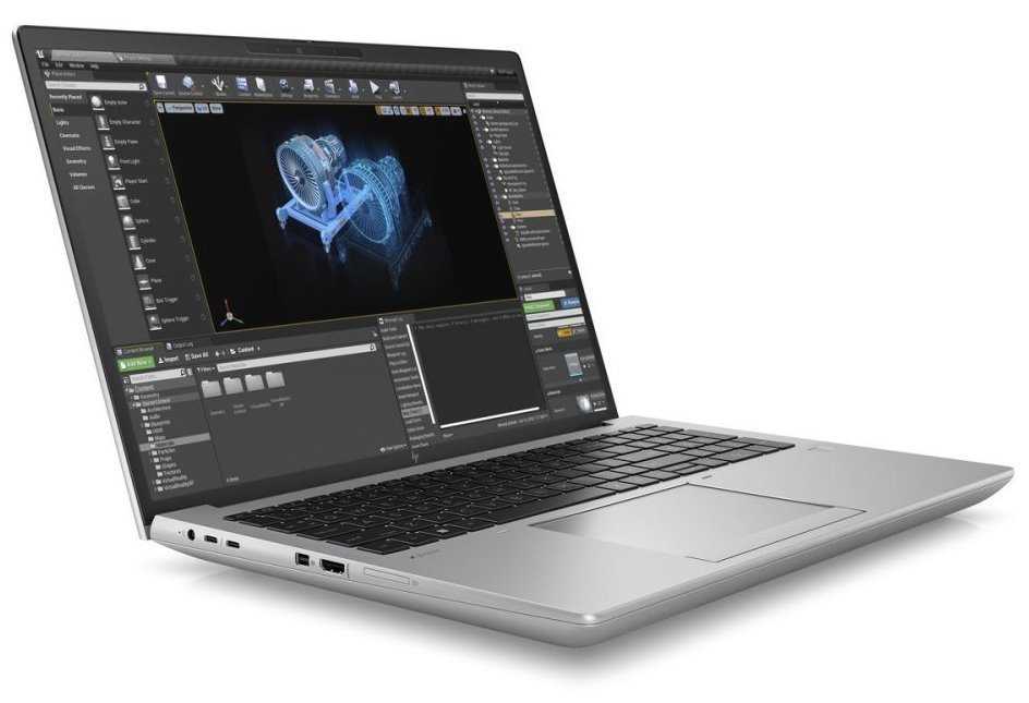 HP ZBook Fury 16 G10/ i7-13700HX/ 32GB DDR5/ 1TB SSD/Nvidia RTX A1000 6GB/ 16"WUXGA,matný/ W11P/ stříbrný