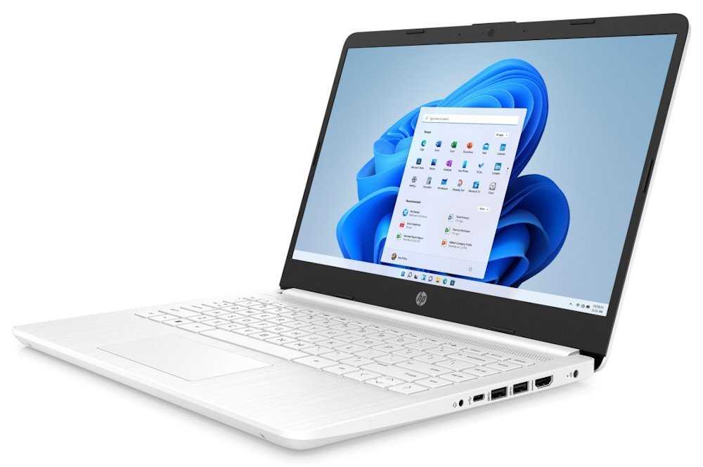 HP 14s-dq0030nc/ Celeron N4120/ 4GB DDR4/ 128GB SSD/ Intel UHD/ 14"HD,matný/ W11HS/ bílý