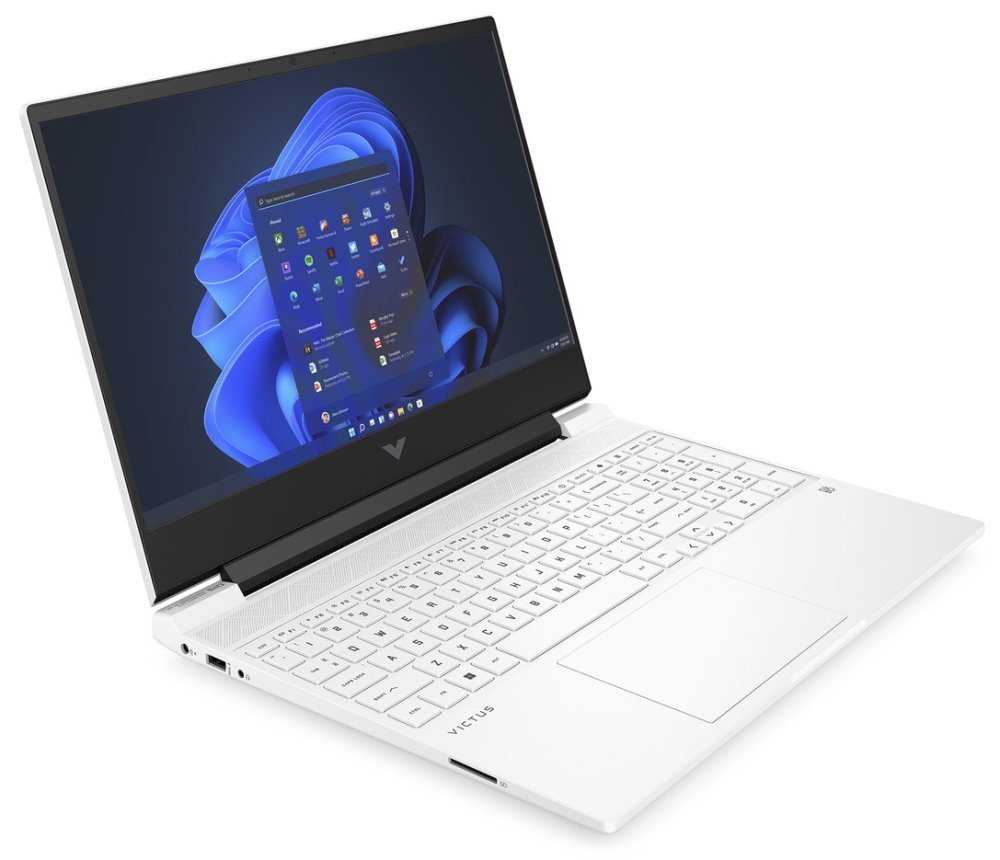 HP VICTUS 15-fa0020nc/ i5-12450H/ 8GB DDR4/ 512GB SSD/ GTX 1650 4GB/ 15,6"FHD,matný/ W11H/ bílý