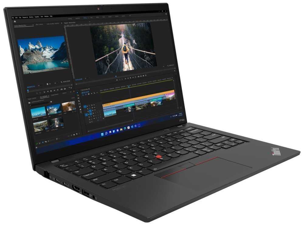 Lenovo P14s i Gen 3/ i5-1250P/ 16GB DDR4/ 512GB SSD/ NVIDIA Quadro T550 4GB/ 14" WUXGA, matný/ W11P/ černý