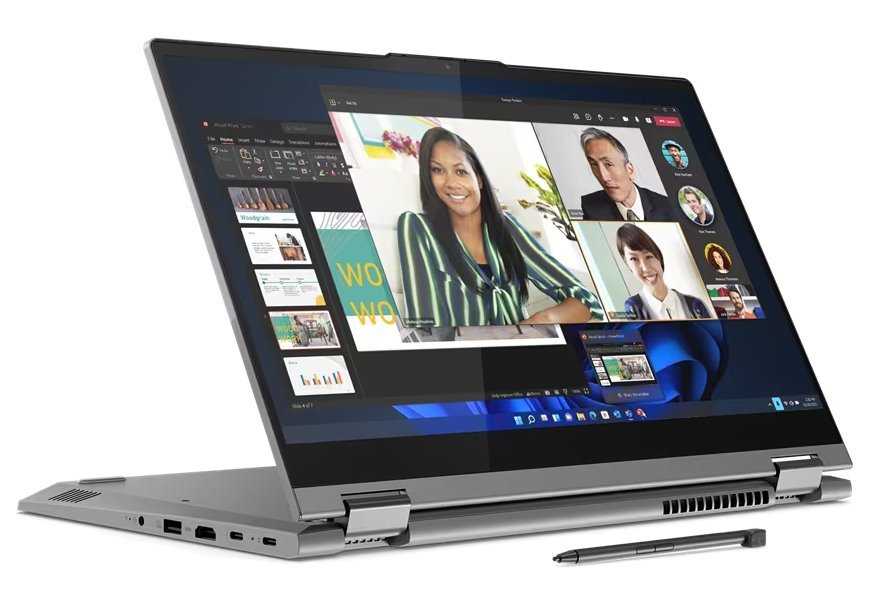 Lenovo ThinkBook 14s Yoga G3/ i7-1355U/ 16GB DDR4/ 1TB SSD/ Intel Iris Xe/ 14"FHD,matný/ W11P/ šedý