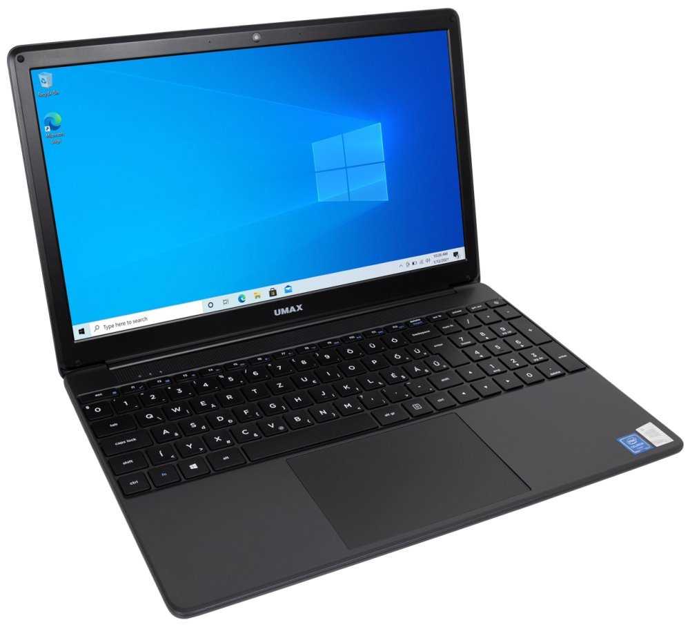 UMAX notebook VisionBook N15G Plus/ 15,6" IPS/ 1920x1080/ N4100/ 4GB/ 128GB eMMC/ mini HDMI/ USB/ USB 3.0/ W10 Pro/ šedý