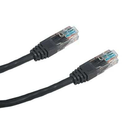DATACOM Patch kabel UTP CAT5E 3m černý