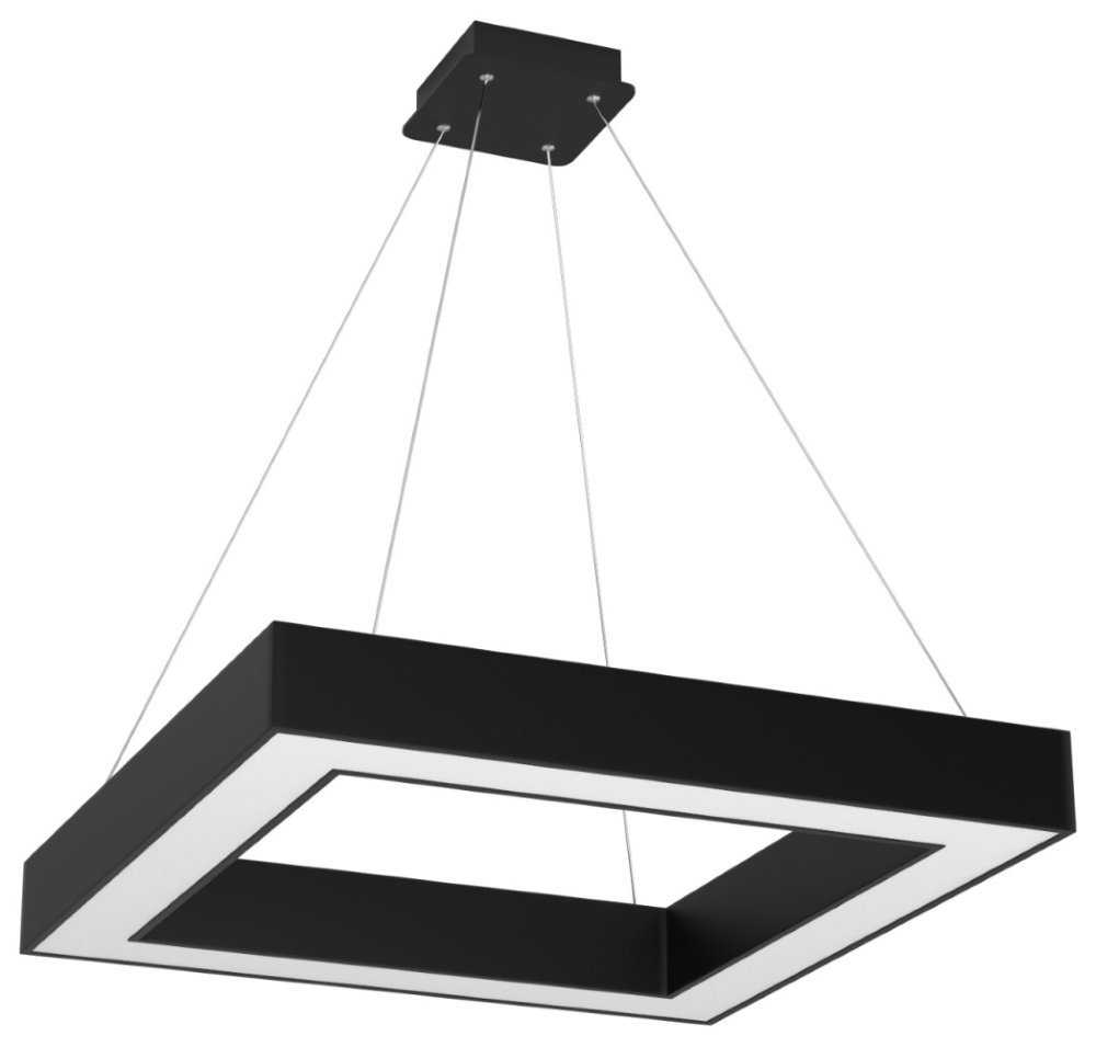 IMMAX NEO CANTO SMART závěsné svítidlo 80x80cm 60W černé Zigbee 3.0, TUYA