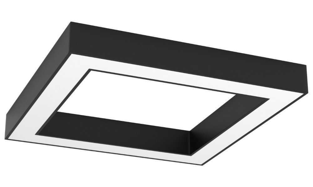 IMMAX NEO CANTO SMART stropní svítidlo 80x80cm 60W černé Zigbee 3.0, TUYA